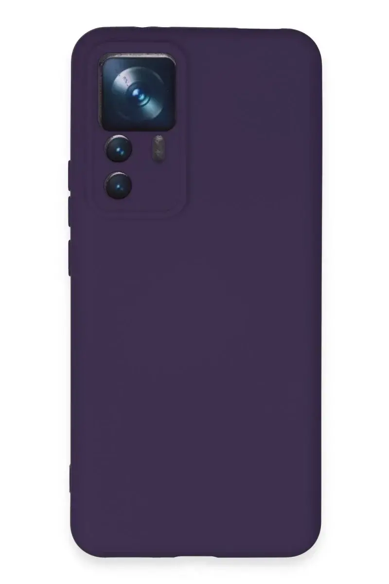 Xiao 12T Pro Kılıf Nano içi Kadife Silikon - Mor