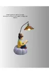 Romantik Çift Figürlü Okuyan Çift Masa Lambası Dekoratif LED Aydınlatma-4