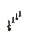 Klips, Menteşe, Ayak, Ağaç, Sunta Vidası 2,2x13 Mm - Siyah 100 Adet-2