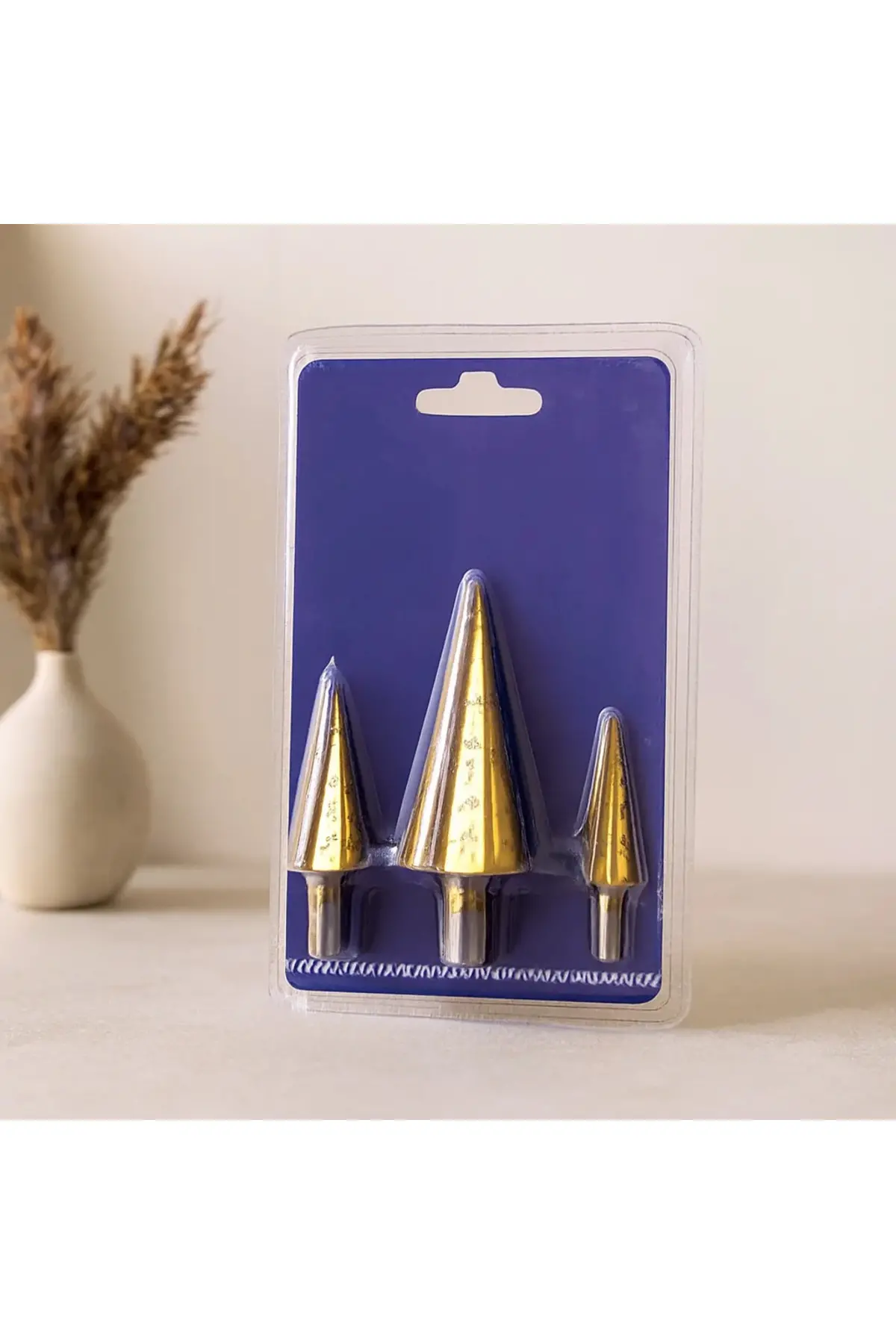 HSS kademeli matkap ucu seti 4-12 / 4-20 / 4-32 mm (3 parça)