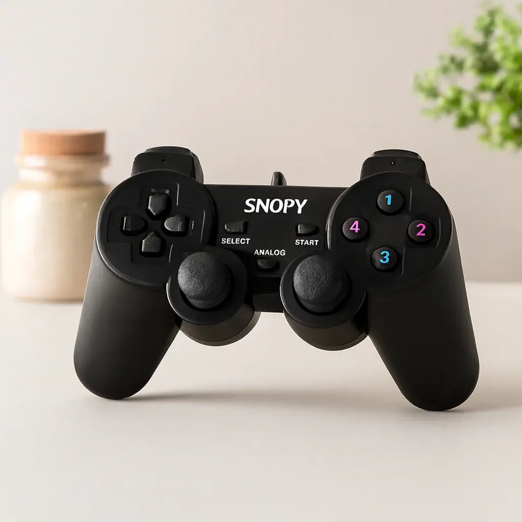 PS3 Kablolu Titreşimli og Oyun Kolu (USB, 15 Tuş)