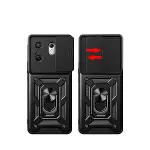 İnfinix Zero 30 4g Kılıf Pars Lens Yüzüklü Silikon - Siyah-3