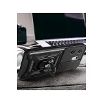 İnfinix Zero 30 4g Kılıf Pars Lens Yüzüklü Silikon - Siyah-4