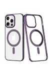 Apple iPhone 13 Pro Max Kılıf Element Magneticsafe Sert Kapak - Derin Mor-1