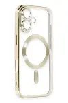 Apple iPhone 16 Kılıf Kross Magneticsafe Kapak - Gold-2