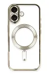 Apple iPhone 16 Kılıf Kross Magneticsafe Kapak - Gold-1