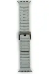 Apple Watch 42mm Magnus Mıknatıslı Silikon Kordon - Gri-1