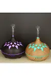 Aroma Difüzör Gece Işığı 7 Led DESENLİ Nemlendirici Kumandalı Buhar Makinesi 550 ml-5