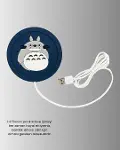 Totoro Desenli USB Bardak Isıtıcı Kahve Çay Sıcak Tutucu Altlık-4