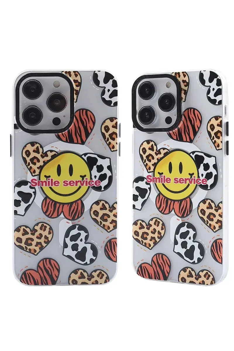 Apple iPhone 14 Pro Max Kılıf Apollo Magneticsafe Desenli Kapak - Apollo Şeffaf - 2