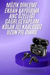 Yeni Nesil ANC Özellikli Çağrı Cevaplayan Dokunmatik Ekranlı Bluetooth Kulaklık Siyah Yeni Nesil-2