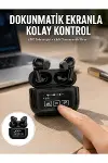 Yeni Nesil ANC Özellikli Çağrı Cevaplayan Dokunmatik Ekranlı Bluetooth Kulaklık Siyah Yeni Nesil-1