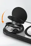Apple iPhone 11 Kılıf Teleskop Lens Magsafe Silikon Kapak - Siyah-3