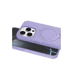 Apple İphone 14 Pro Max Regal Magsafe Standlı Kapak - Lila-4
