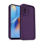 Oppo A74 4G Kılıf Viera Silikon - Mürdüm-3