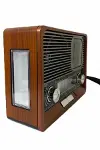 Nostaljik Vintage Radyo Taşınabilir Bluetooth Bağlantılı Hoparlör Radyo-4