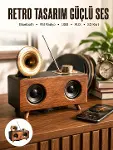 Nostaljik Görünümlü Bluetooth Bağlantılı Speaker-1