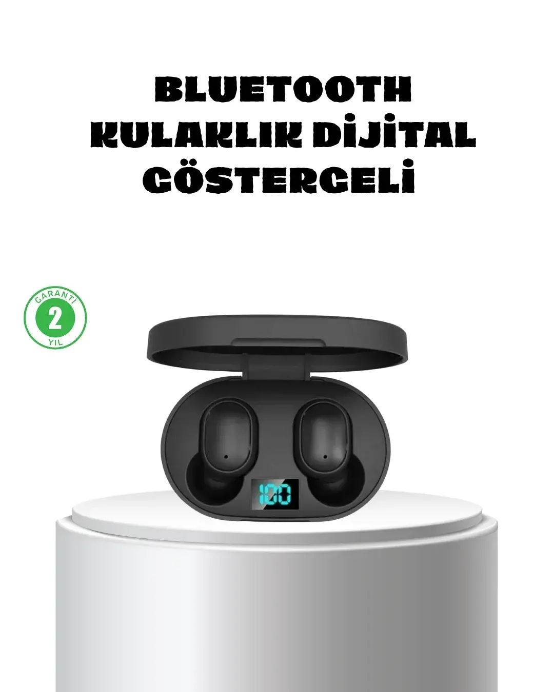 ANC Bluetooth Kulaklık – Suya ve Tere Dayanıklı, Uzun Pil Ömürlü, krofonlu Kablosuz Kulaklık