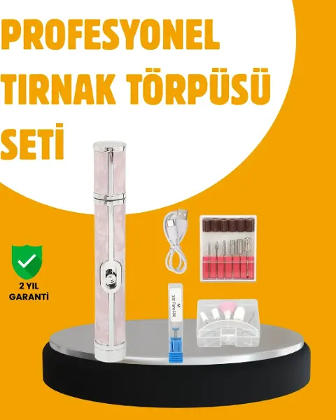 Ergonok Saplı 20.000 RPM Hız Kontrollü Manikür Pedikür Makinesi
