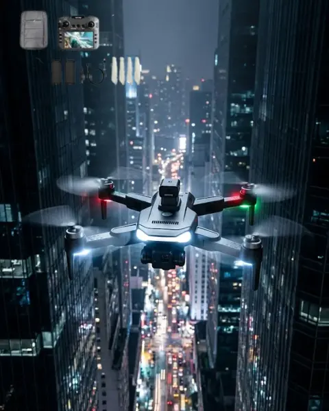 Uzaktan Kontrollü 4K Drone Akıllı Uçuş Modları ve Geniş Açılı Kamera Özellikli