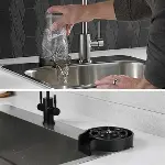 Yüksek Basınçlı Otomatik Bardak Yıkama Aparatı Mutfak Lavaboları İçin Hızlı Kupa Durulayıcı-3