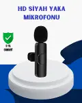 iPhone İçin Çift krofonlu Telsiz Yaka krofonu 360 Derece HD Ses-1