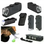Mini 60x 100x Zoom Lens Odak Takı Led Cep kroskop Büyüteç-3