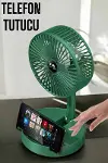 Soğutucu Vantilatör Telefon Standlı Mini Fan-2