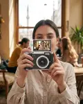 48 MP Kompakt Dijital Kamera 4K Video 8X Zoom ve Flip Ekran Selfie Vlog Uyumlu-1