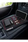 Araç İçi Kaydırmaz Organizer Mat Telefon Standlı Çok Amaçlı Konsol Düzenleyici-3