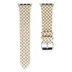 Apple Watch 38mm Karo Motif Kordon - Mavi-3
