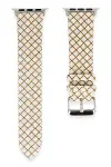 Apple Watch 38mm Karo Motif Kordon - Mavi-1