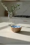 Mango Agacı Sunum Servis Kasesi & Dekoratif Kase 20 Cm Desenli-2