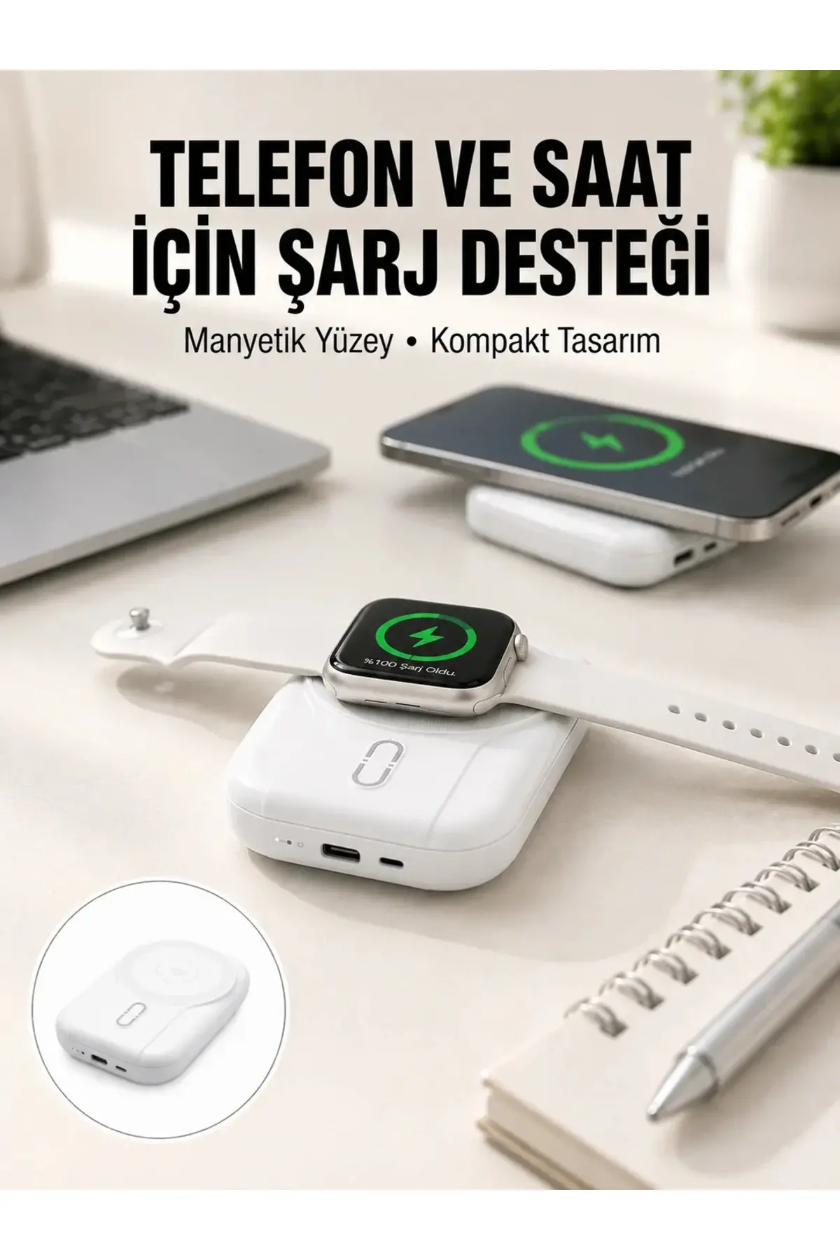 Yüksek Kapasiteli 22.5W Hızlı Şarj Taşınabilir Powerbank Yeni Nesil