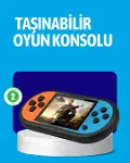 Retro 520 Oyunlu Taşınabilir Konsol HD Ekran USB Şarjlı-1