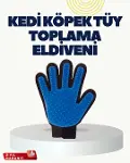 Yumuşak Silikonlu Kedi ve Köpek Tüy Toplama Eldiveni – Masaj Etkili Tüy Dökülme Önleyici-1