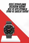 Akıllı Saat Müzik Dinleme Nabız Ölçer NFC ve GPS Uyumlu Sesli Asistan-2