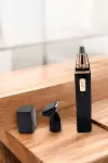 Seyahat Tipi Mini Taşınabilir Siyah Burun Kulak Yanak Kıl ve Tüy Tezleme Makinesi-3