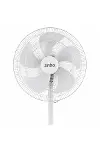 Beyaz 5 Pervane - 18 Inc Ev - Ofis Kompakt - Sessiz - Üç Kademe 140CM Yükseklik Ayaklı Vantilatör SF-3