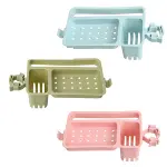 Musluğa Takılan Sünger Havlu Askılı Sabun Hazneli mutfak Banyo Lavabo Düzenleyici Organizer-2
