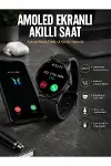 Akıllı Saat Amoled Ekran 3 Kordonlu NFC Ve GPS Uyumlu-1