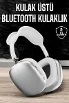 P9 Air Max Kablosuz 5.0 krofonlu Bluetooth Kulaklık Beyaz Yüksek Ses Kaliteli-2