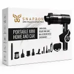 Snapron SNV-3001 100W 17000PA Şarjlı Mini Araç ve Ev Süpürgesi + EVA Taşıma Çantalı Çok Fonksiyonlu-4