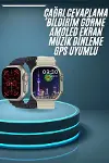 Akıllı Saat Çok Fonksiyonlu Uzun Pil Ömürlü Çağrı Cevaplayabilen Kol Saati-2