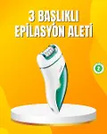 Şarjlı 3’ü 1 Arada VGR Epilatör LED Işıklı Suya Dayanıklı Hassas Bölge Epilasyon Makinesi-1