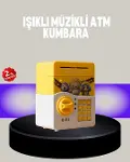 Sarı Şifreli Eğitici Çocuk Kumbarası Otomatik Para Girişli-1
