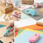 Dinozor Tasarımlı 2’li Mini Makas ve Falçata Seti – Pratik Kargo Paket Açıcı Aparat-2