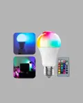 RGB Uzaktan Kumandalı LED Ampul 16 Renkli A Kalite-2