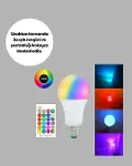 RGB Uzaktan Kumandalı LED Ampul 16 Renkli A Kalite-3