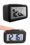 Gece Dijital Masa Saati Dijital Alarmlı Led Ekran Pilli Çalar Saat-1